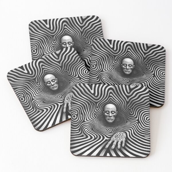 Item preview, Scary Graphic Op Art Style designed and sold by MTJ-Mushrooms.