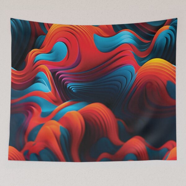 Item preview, Abstract Colorful 3D Shapes designed and sold by AdrianGrosu.