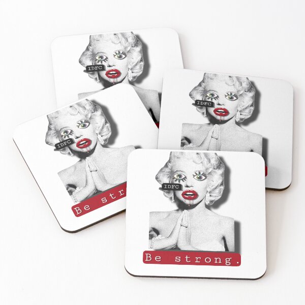 Item preview, “Be strong” - By Marilyn Monroe designed and sold by Dracha. 1991.