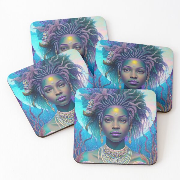 Item preview, African Queen Mermaid designed and sold by KirstenStar.