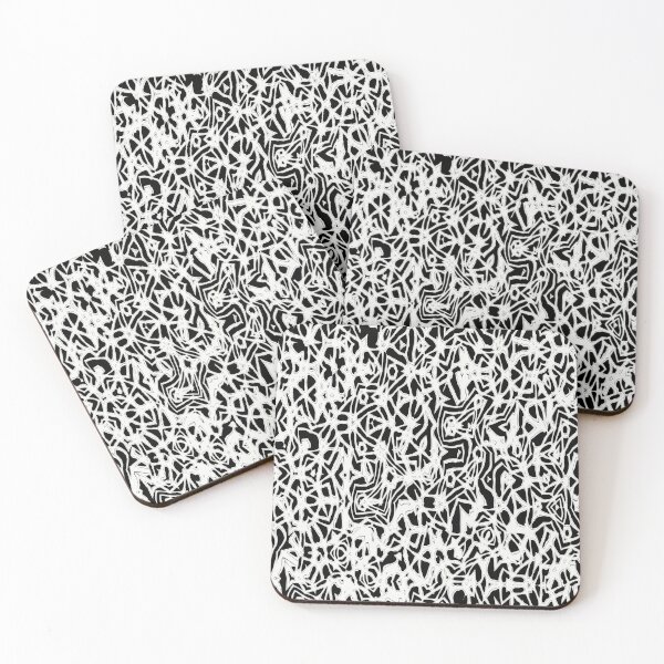 Item preview, Abstract Lace Pattern in Black and White designed and sold by Trevor Hirst.