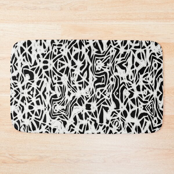 Item preview, Abstract Lace Pattern in Black and White designed and sold by Trevor Hirst.