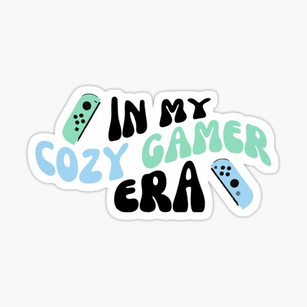 Cozy Gamer Essentials Sticker for Sale by Clefairy Creations