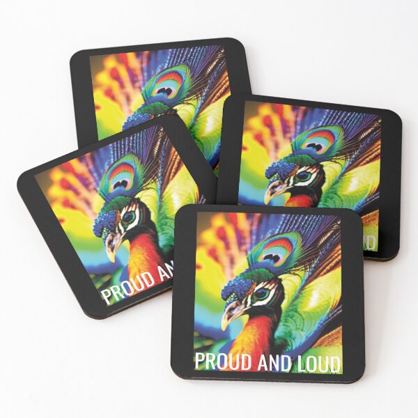 Item preview, PROUD AND LOUD PEACOCK |  LGBT PRIDE MONTH | LGBT FLAG designed and sold by al21ex.