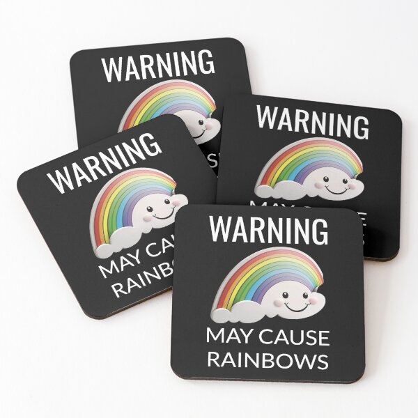 Item preview, Warning May Cause Rainbows LGBTQ+ Pride Diversity  designed and sold by The Junto Shop.