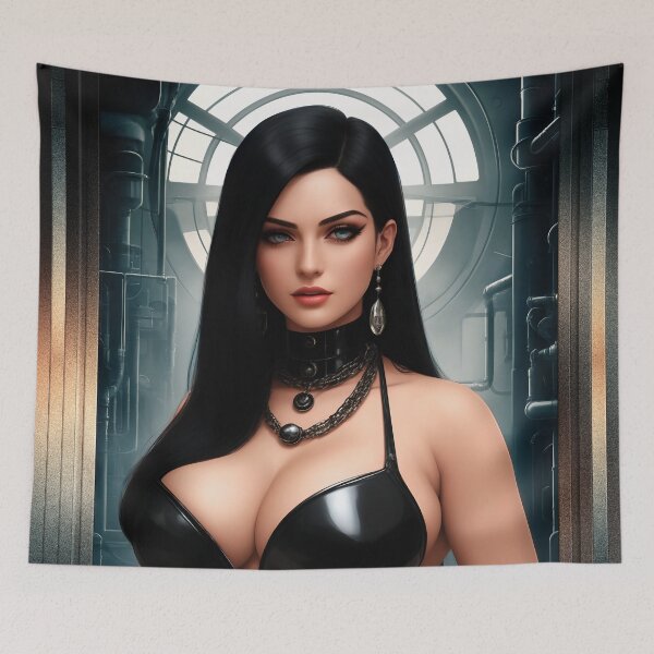 Item preview, The Maven Anistoria Credorian Beautiful AI Concept Art Portrait by Xzendor7 designed and sold by Xzendor7 Digital Art Creations.