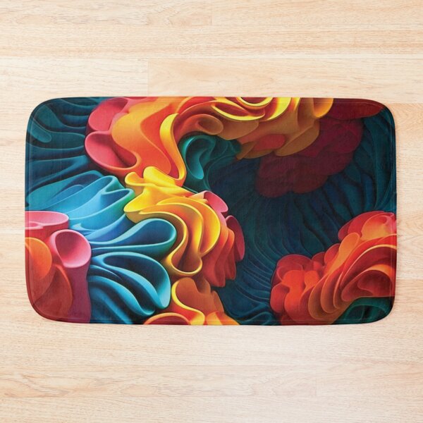 Item preview, Abstract Colorful 3D Shapes designed and sold by AdrianGrosu.
