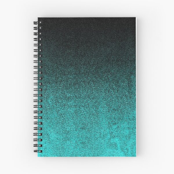 Item preview, Aqua & Black Glitter Gradient designed and sold by Falln.