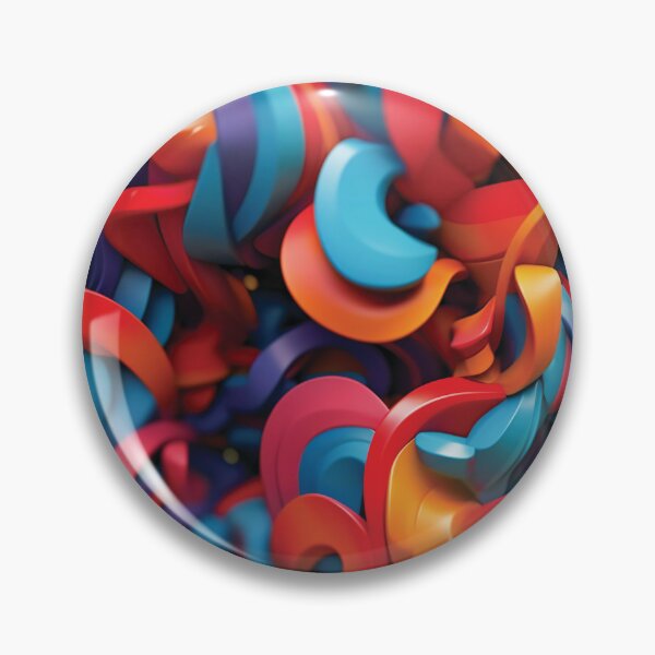 Item preview, Abstract Colorful 3D Shapes designed and sold by AdrianGrosu.