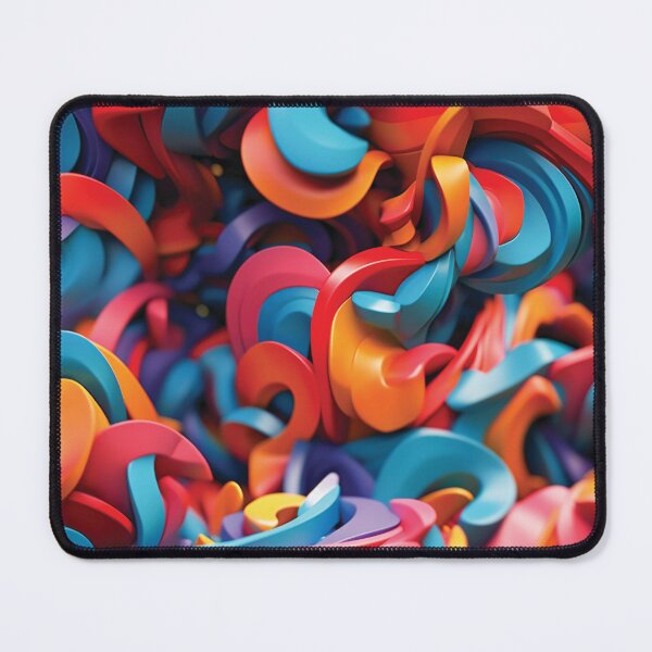 Item preview, Abstract Colorful 3D Shapes designed and sold by AdrianGrosu.