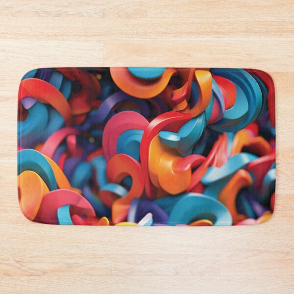 Item preview, Abstract Colorful 3D Shapes designed and sold by AdrianGrosu.