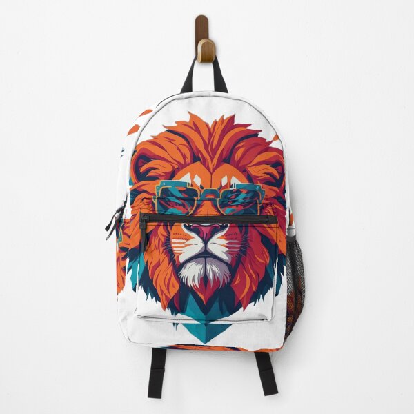 Item preview, Lion Face with Sunglass - Stylish Lion Head wearing Sunglasses designed and sold by Uplife-MyStore.