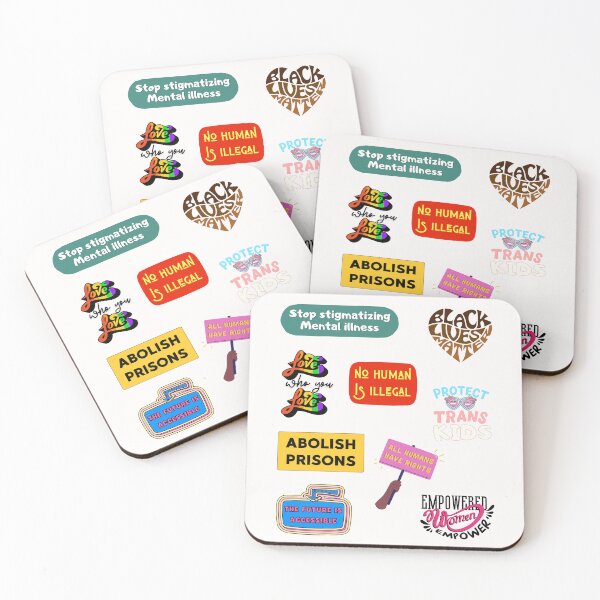 Item preview, Human rights sticker pack  designed and sold by Imaddi.