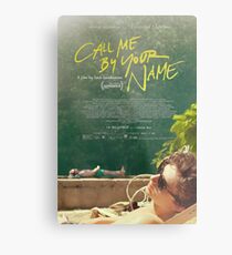 Call Me By Your Name Movie Poster Metal Print