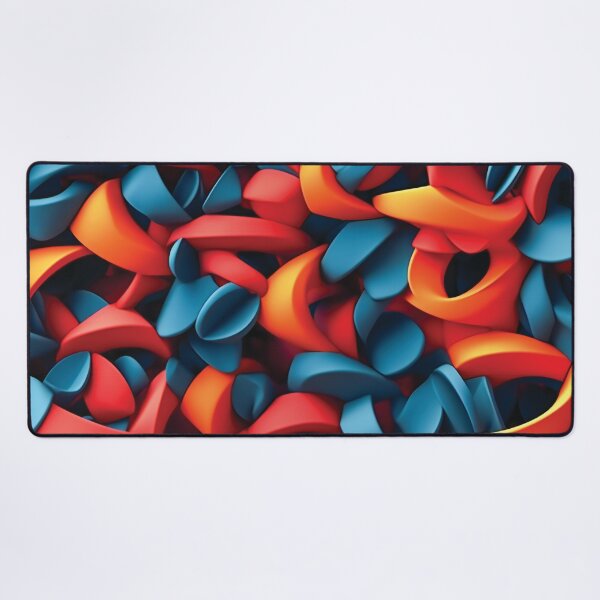 Item preview, Abstract Colorful 3D Shapes designed and sold by AdrianGrosu.