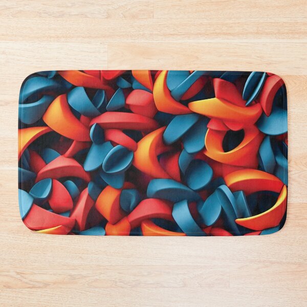 Item preview, Abstract Colorful 3D Shapes designed and sold by AdrianGrosu.