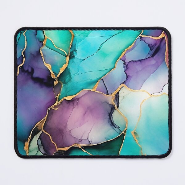 Item preview, Ultraviolet Visions - Abstract Alcohol Ink Art designed and sold by inkvestor.
