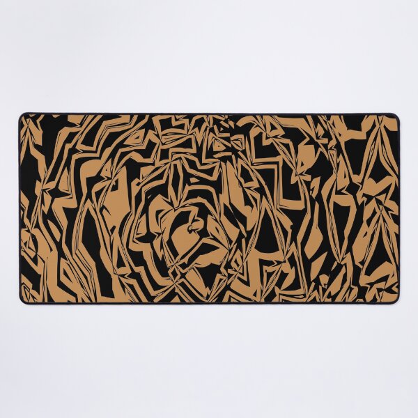Artikelvorschau, Abstract Modern Lattice Pattern in Copper Gold and Black entworfen und verkauft von Trevor Hirst.