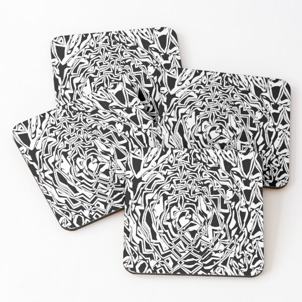 Artikelvorschau, Abstract Modern Lattice Pattern in Copper Black and White entworfen und verkauft von Trevor Hirst.