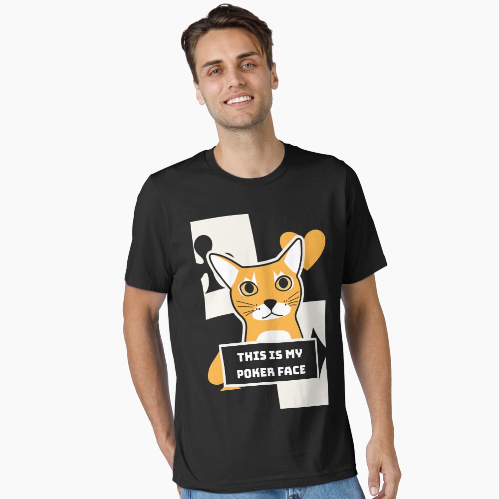 Poker Face Cat - Funny Cute Bluffing