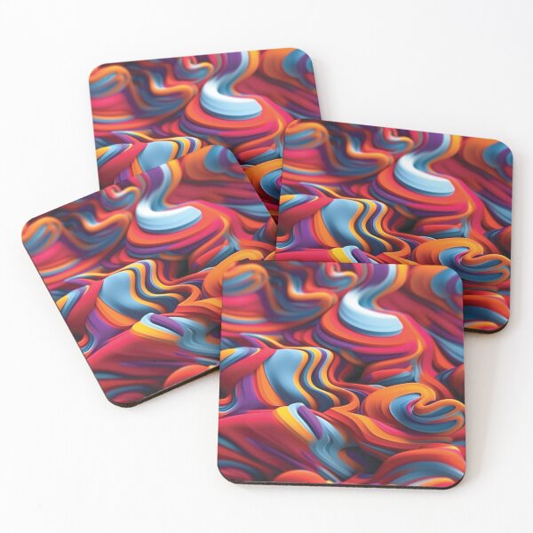 Item preview, Abstract Colorful 3D Shapes designed and sold by AdrianGrosu.