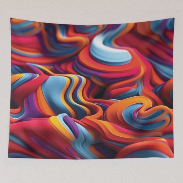 Item preview, Abstract Colorful 3D Shapes designed and sold by AdrianGrosu.