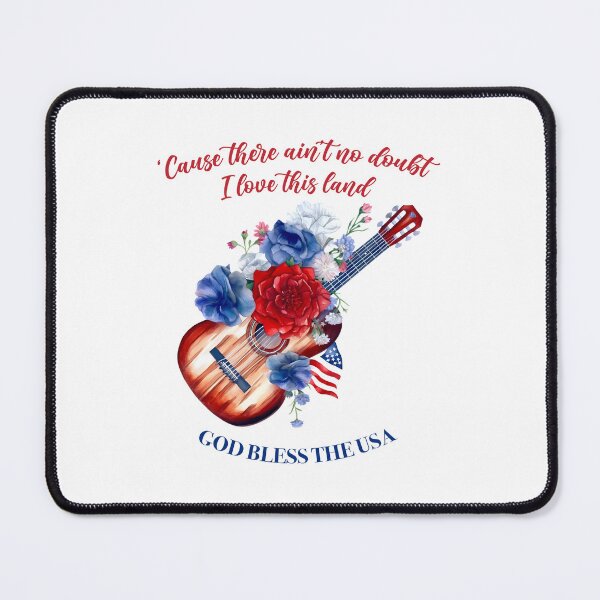 Item preview, God Bless The USA, Country Music Fourth Of July  designed and sold by doodle189.