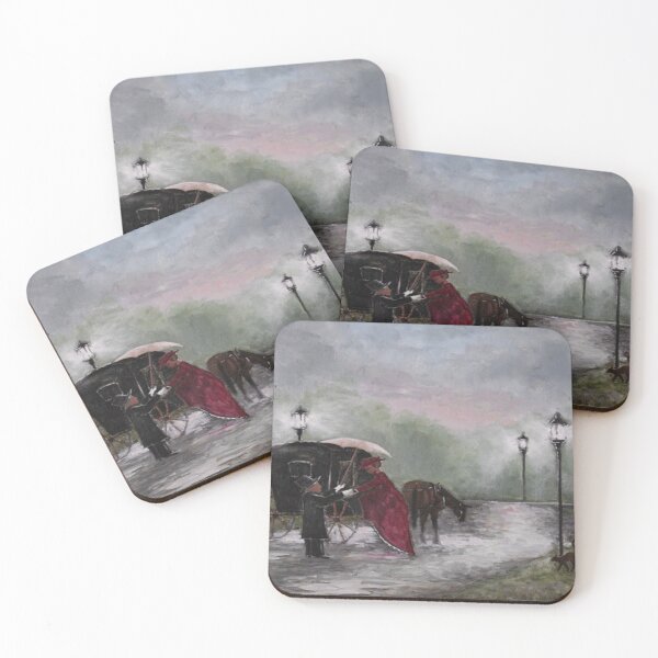 Item preview, Horse and Buggy- Western Oil Painting designed and sold by GalleryDigitals.