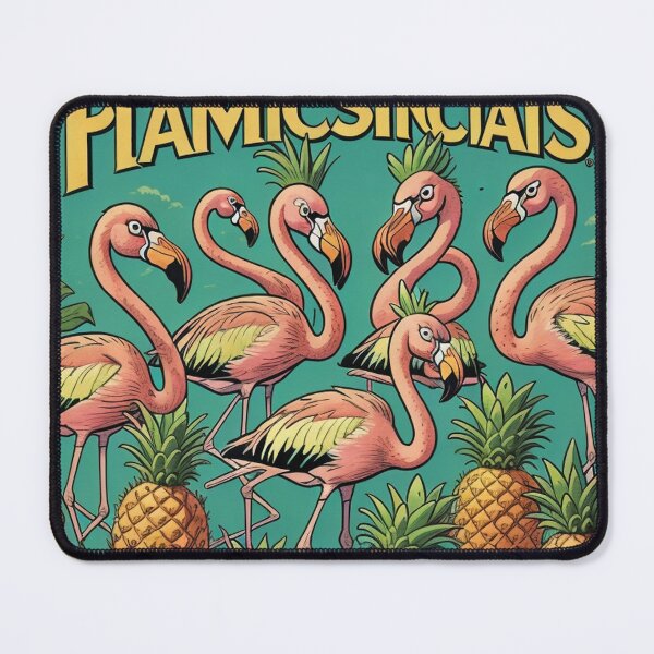 Item preview,  summer patterns with flamingos and pineapples,  designed and sold by SplendidStyles.