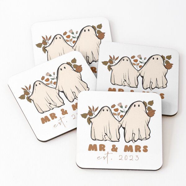 Item preview, Just Married - Fall/Halloween Wedding 2023 designed and sold by doodle189.