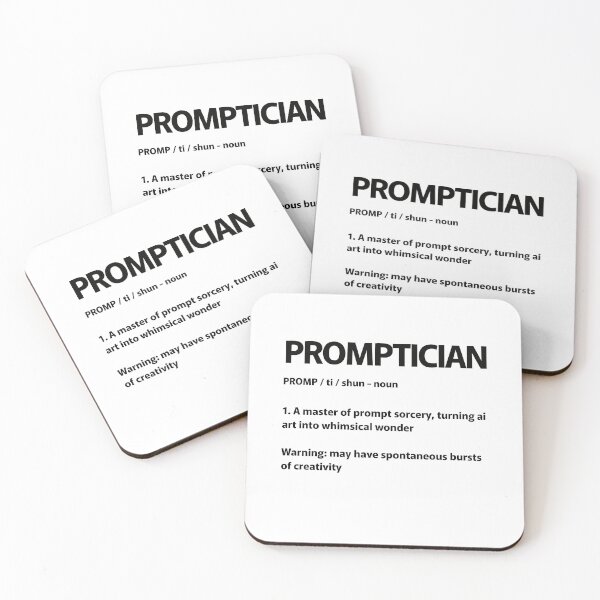 Item preview, Promptician Definition, Prompting Engineer, Prompt Writer designed and sold by Rroliver.
