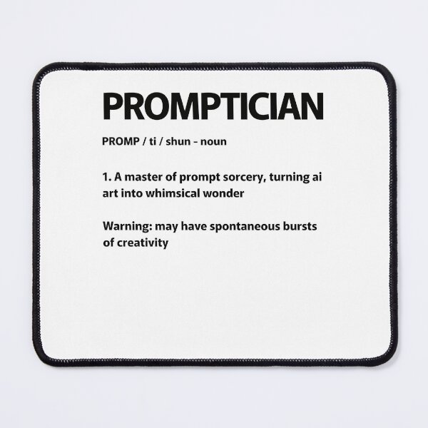 Item preview, Promptician Definition, Prompting Engineer, Prompt Writer designed and sold by Rroliver.