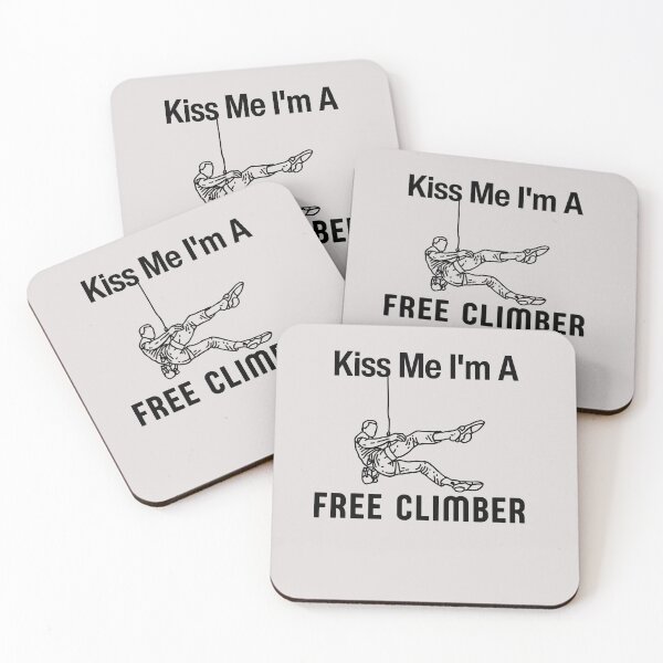 Item preview, Kiss Me I'm A Free Climber Climbing - Funny Rock Climbing Quote designed and sold by unique things.