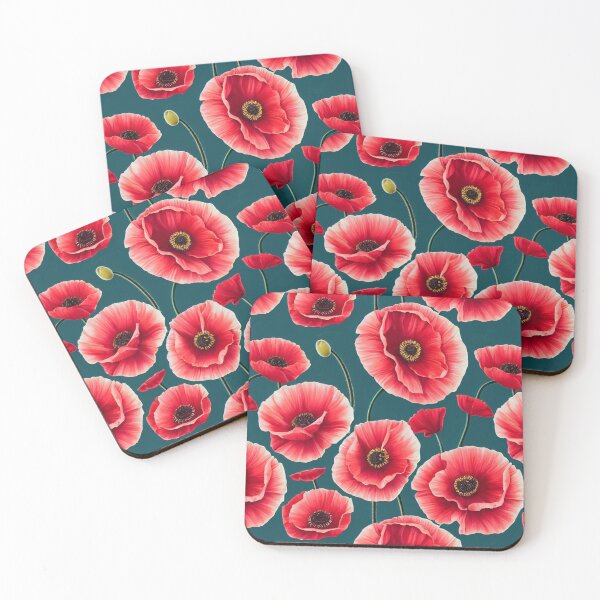 Artikelvorschau, Mohn, roter Mohn, Mohnkunst, rot, Mohnblumen, Blume, Blumen, Blumen, Mohn, entworfen und verkauft von FabrikPrint.