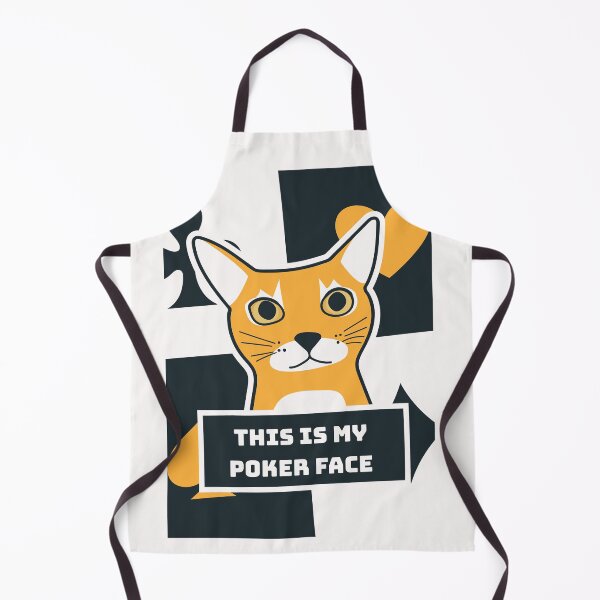 Item preview, Poker Face Cat - Funny Cute Vegas designed and sold by Hic21.