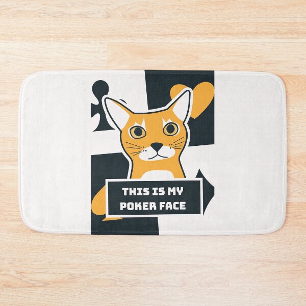 Item preview, Poker Face Cat - Funny Cute Vegas designed and sold by Hic21.