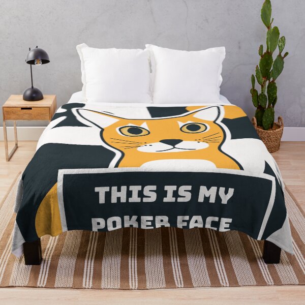 Item preview, Poker Face Cat - Funny Cute Vegas designed and sold by Hic21.