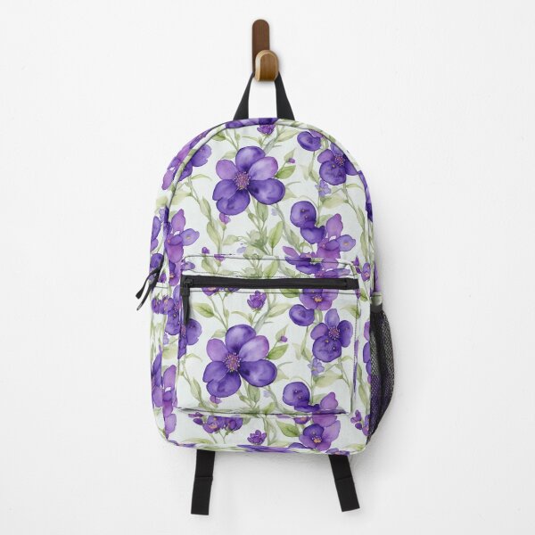 Item preview, Mystic Blooms: An Extraordinary Watercolor Pattern of Ravishing Purple Flowers designed and sold by CelTopSkinz.
