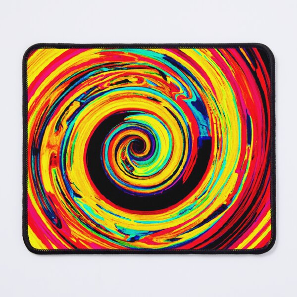 Item preview, Bright Colorful Spiral Pattern designed and sold by Health And Fitness Posts e-Store.