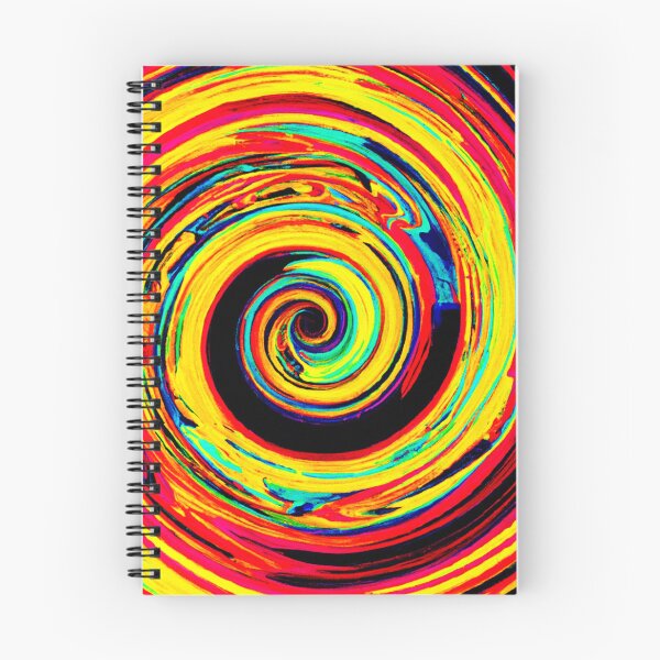 Item preview, Bright Colorful Spiral Pattern designed and sold by Health And Fitness Posts e-Store.