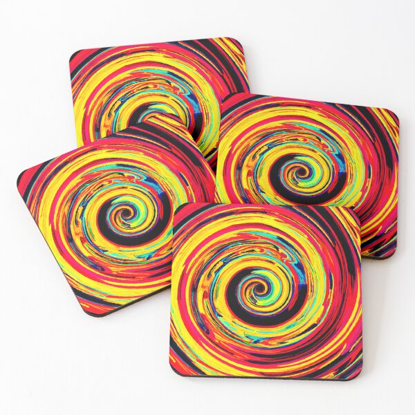 Item preview, Bright Colorful Spiral Pattern designed and sold by Health And Fitness Posts e-Store.