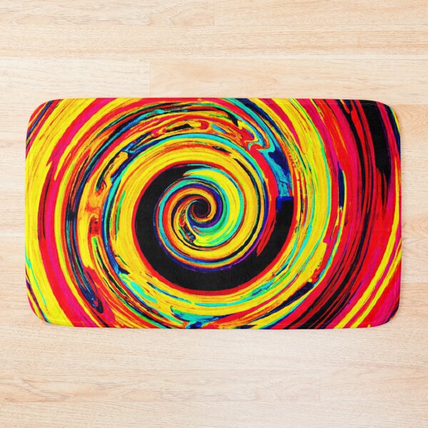 Item preview, Bright Colorful Spiral Pattern designed and sold by Health And Fitness Posts e-Store.