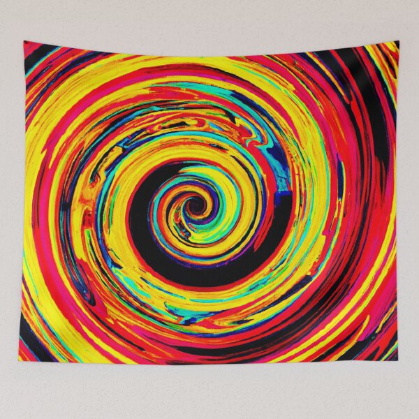 Item preview, Bright Colorful Spiral Pattern designed and sold by Health And Fitness Posts e-Store.