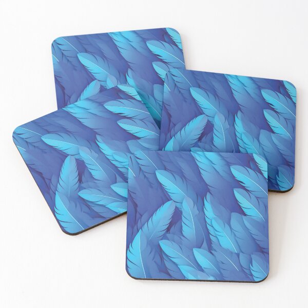 Artikelvorschau, Blue elegant feathers pattern entworfen und verkauft von AdrianGrosu.