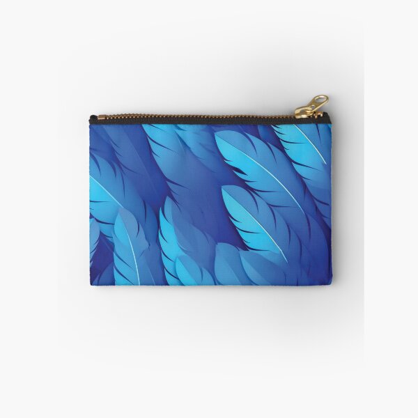 Item preview, Blue elegant feathers pattern designed and sold by AdrianGrosu.