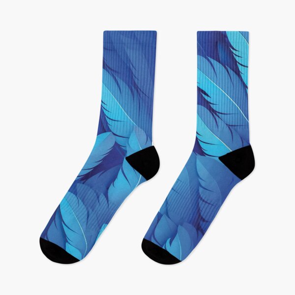 Item preview, Blue elegant feathers pattern designed and sold by AdrianGrosu.