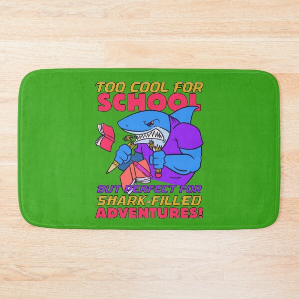 Item preview, School hater : Playful shark designed and sold by ImaginarStore.