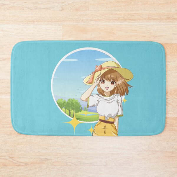 Item preview, Anime Girl in Summer Hat Anibae designed and sold by ChibiCollectors.