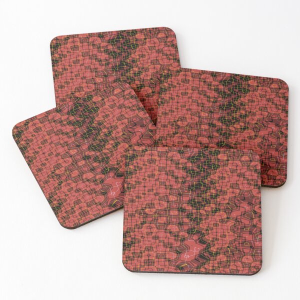 Item preview, Abstract Pattern Design in Red Black and Yellow designed and sold by Trevor Hirst.