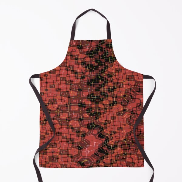 Item preview, Abstract Pattern Design in Red Black and Yellow designed and sold by Trevor Hirst.